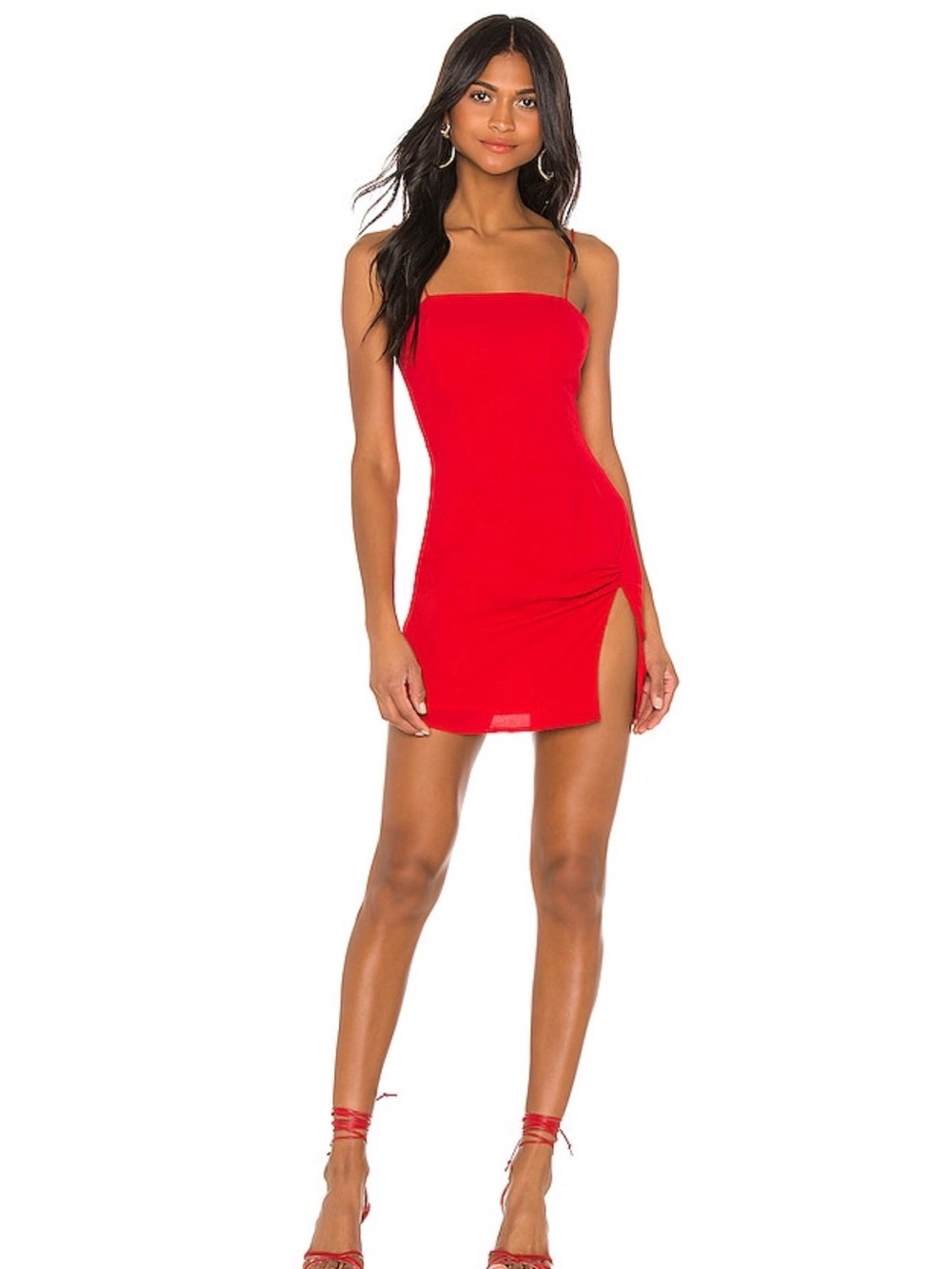 NWT Superdown Red Mini Dress with Spaghetti Straps